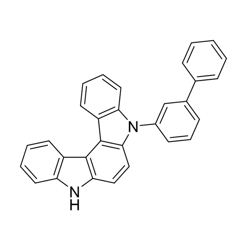 5-([l,ľ-bifenyl]-3-yl)-5,8-dihydroindolo[2,3-c]karbazol
