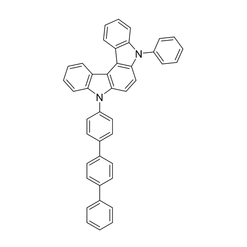 Indolo[2,3-c]karbazol, 5,8-dihydro-5-fenyl-8-[1,1':4',1'-terfenyl]-4-yl-