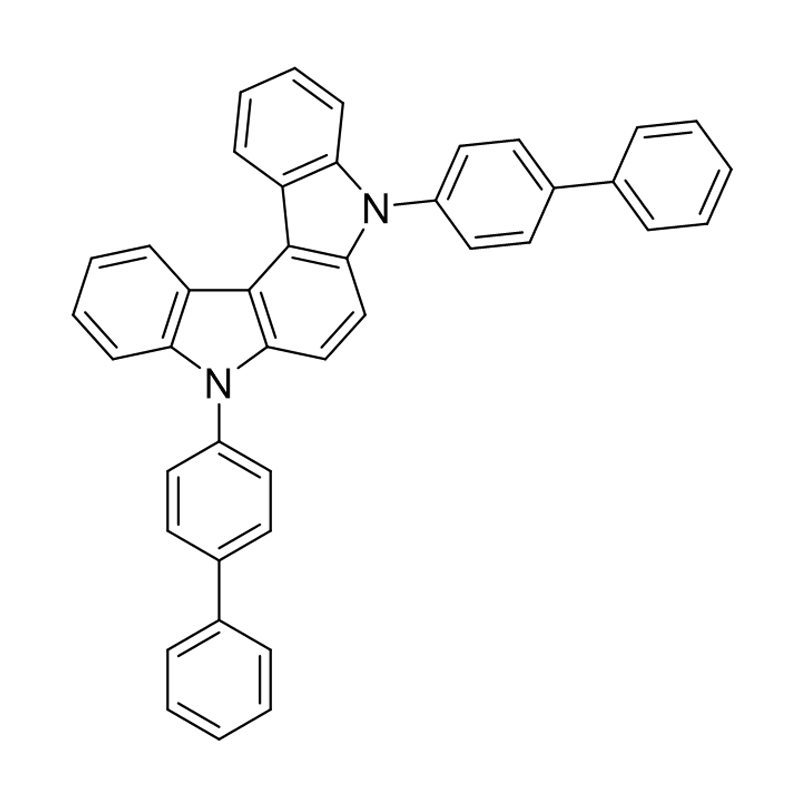 Indolo[2,3-c]karbazol, 5,8-bis([l,ľ-bifenyl]-4-yl)-5,8-dihydro-