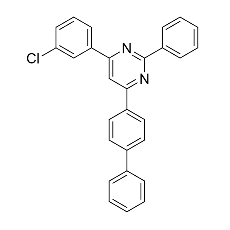 4-([l,ľ-bifenyl]-4-yl)-6-(3-chlórfenyl)-2-fenylpyrimidín