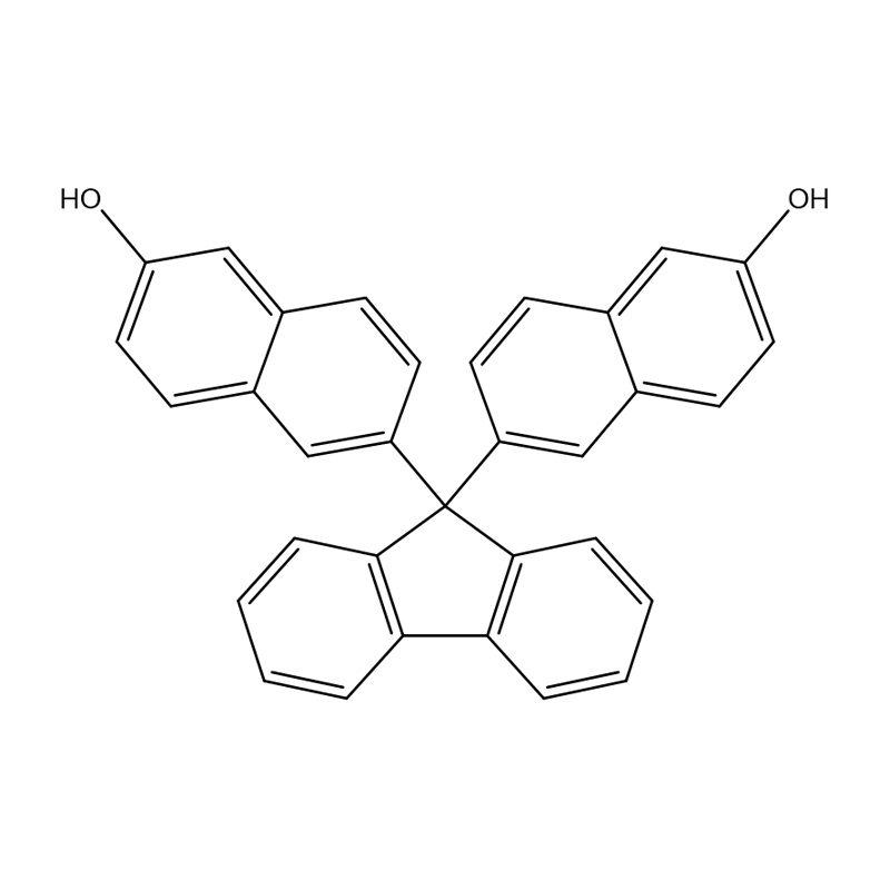 6,6'-(9H-Fluorén-9,9-diyl)bis(naftalén-2-ol)